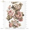 Papier ryżowy do decoupage R0379 - bukiet, kwiaty, róże, flowers, roses
